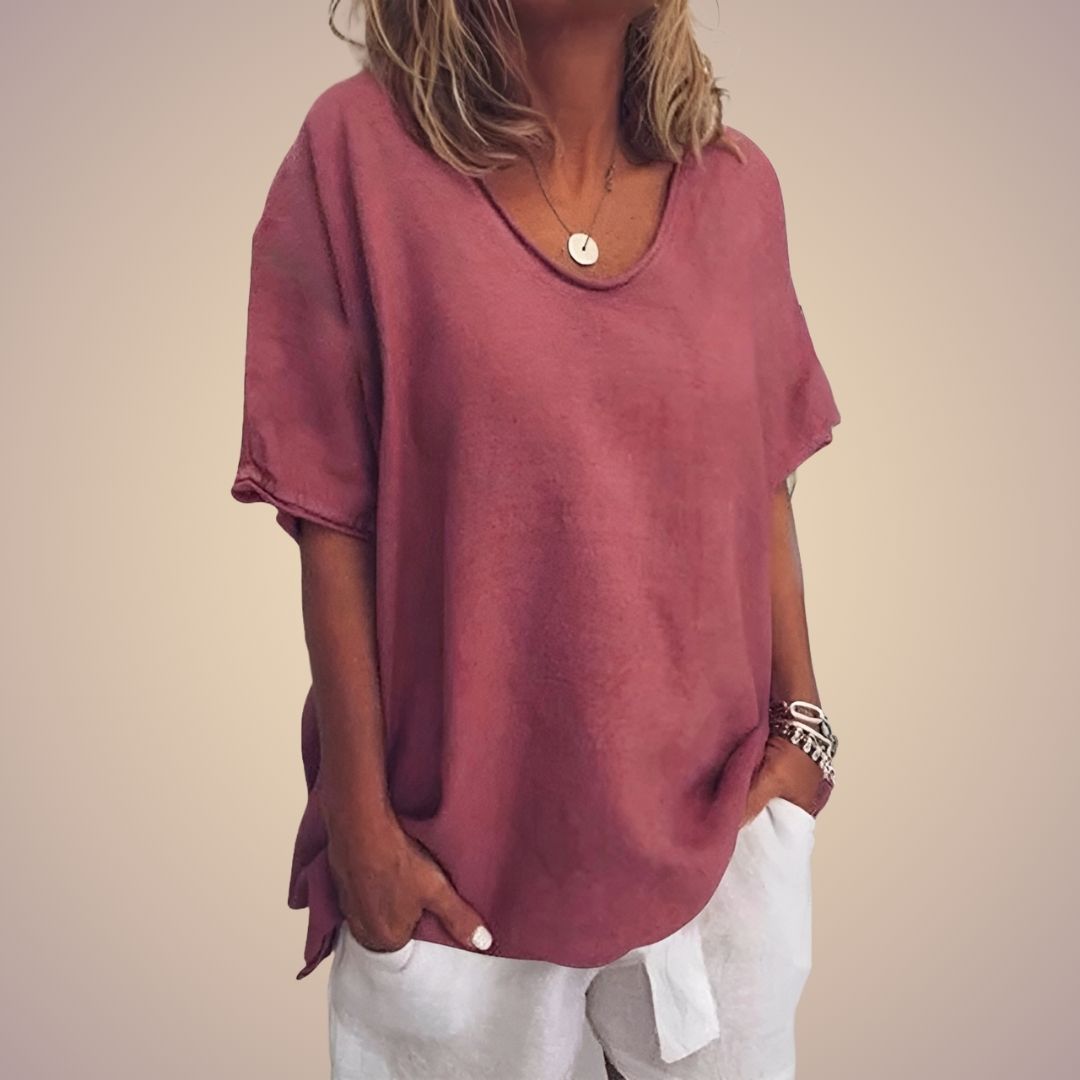 Thora™ | Bekväm Lös Sommarblus