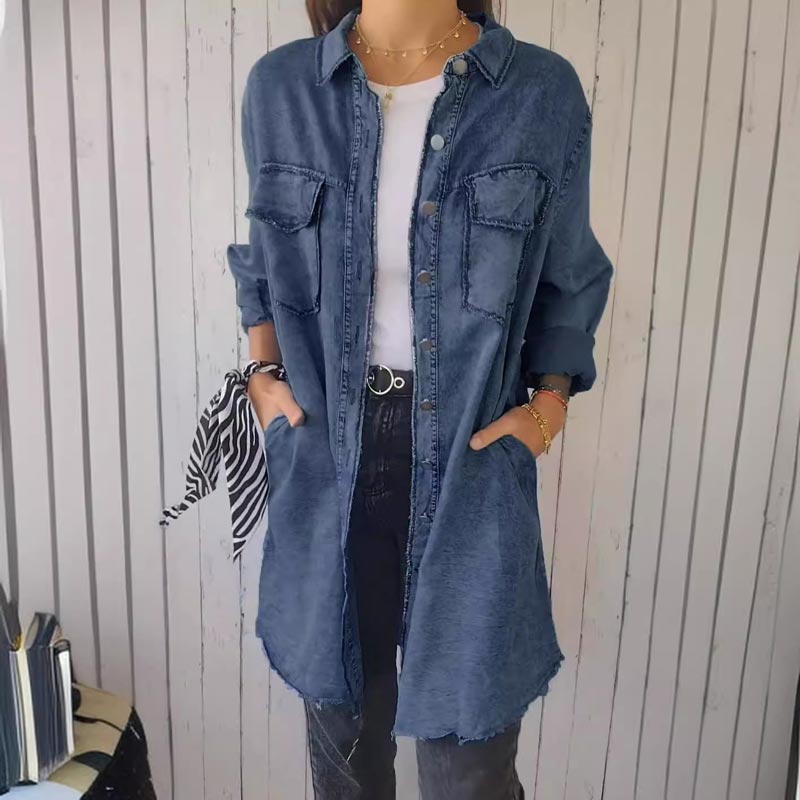Mia™ - Trendig Oversized Denim Blazer